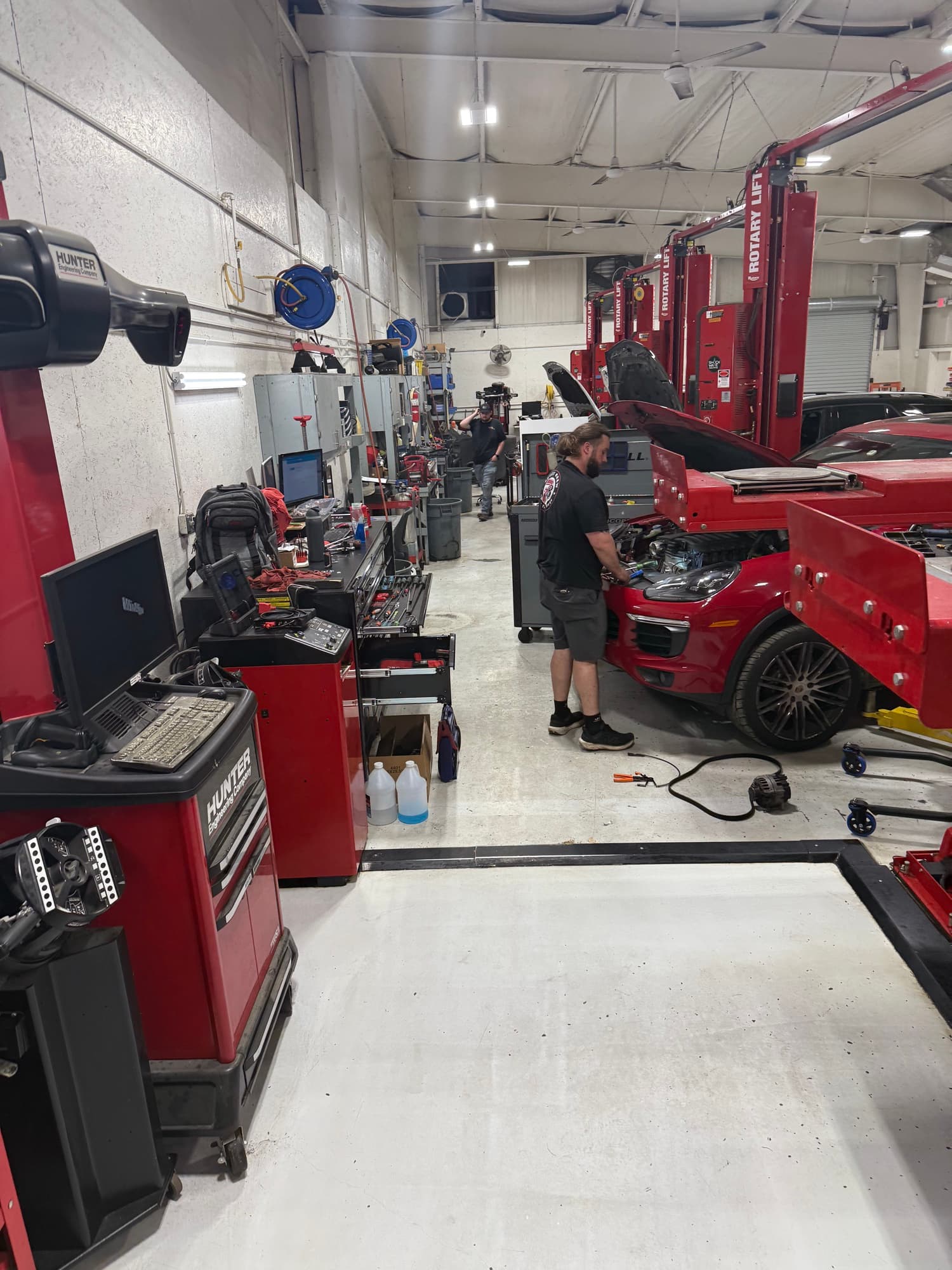 Wheel alignment service